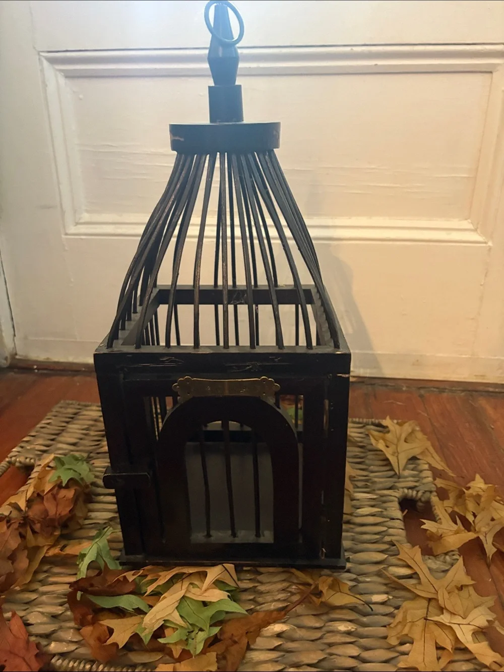 Vintage Wooden Birdcage unbranded
